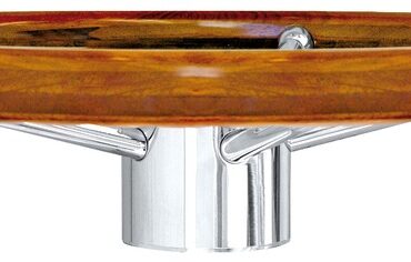 Razze in acciaio inox, corona con scalfiture psoteriori per impugnatura anatomica.