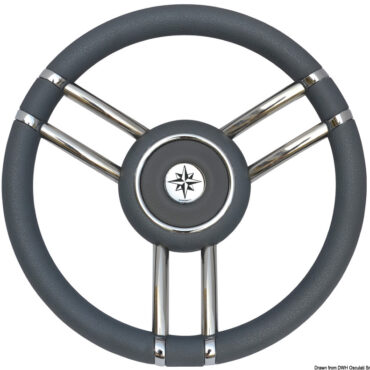 Struttura in acciaio inox lucido. Cono universale.