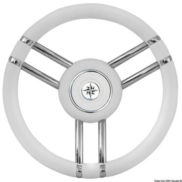 Struttura in acciaio inox lucido. Cono universale.