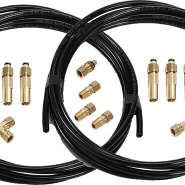 Kit composto da:- 14 raccordi;- 10 m tubo TU1/4 rinforzato;- 5 m tubo TU95.