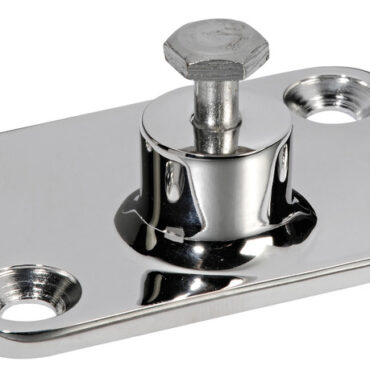 In acciaio inox AISI 316 lucidato a specchio.