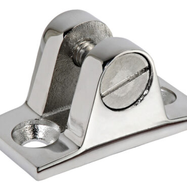 In acciaio inox AISI 316 lucidato a specchio.