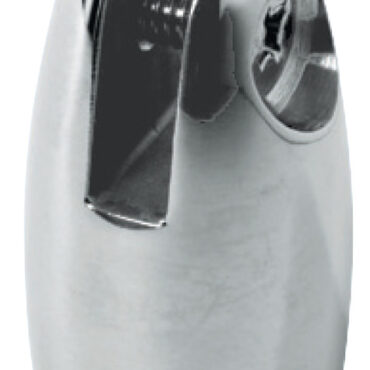 In acciaio inox AISI 316 lucidato a specchio, nuova versione carenata. Perno / foro da 6 mm