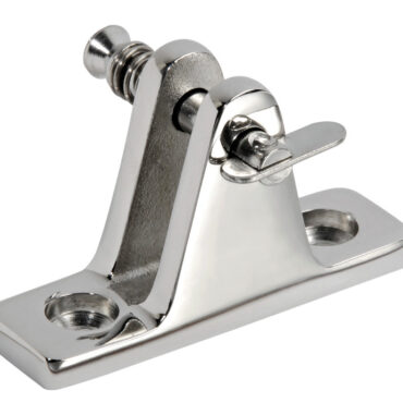 In acciaio inox AISI 316 lucidato a specchio.