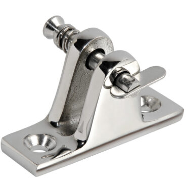 In acciaio inox AISI 316 lucidato a specchio.