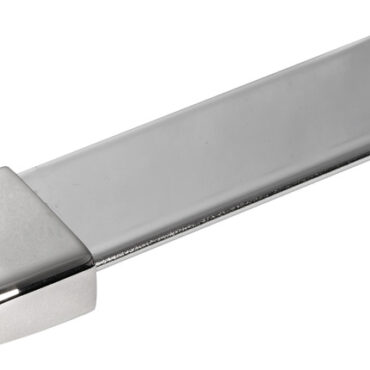 Sistema completamente in acciaio inox AISI316.Composto da una rotaia in due pezzi che nasconde completamente le viti di fissaggio.I vari tipi di supporto sono installati su un carrello in acciaio inox con possibilità di fermo ogni 15 mm.