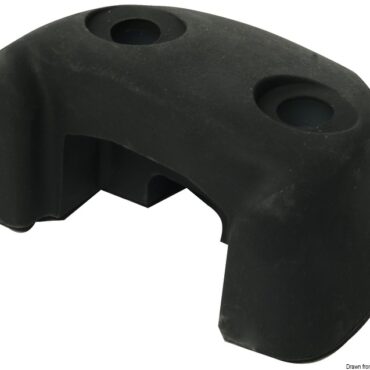 Realizzato appositamente per questo utilizzo, in alluminio anodizzato a spessore con sfere in Delrin, profilo ribassato e superficie d'appoggio piana con 2 fori filettati M6.