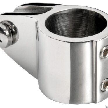 In acciaio inox AISI 316 lucidato a specchio.