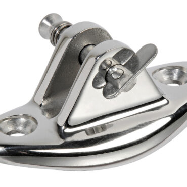 In acciaio inox AISI 316 lucidato a specchio.