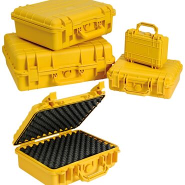 A tenuta stagna fino a 9 m sott'acqua.Vengono costruiti in resine antiurto, con "O" Ring di tenuta e interno in materiale espanso soffice che può essere adattato perfettamente agli oggetti da riporre.Sono ideali per strumenti ed oggetti da riparare dagli urti e umidità.I box sono dotati di speciale valvola di spurgo per l'uso subacqueo.