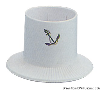 In PVC a ventosa antirovesciamento.