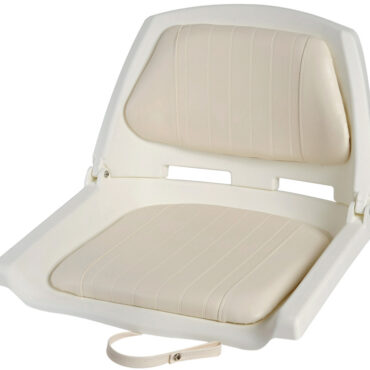 Completo di cuscino. Fissaggio su piano oppure sulle nostre colonnine sedile (versioni senza slitta scorrevole).