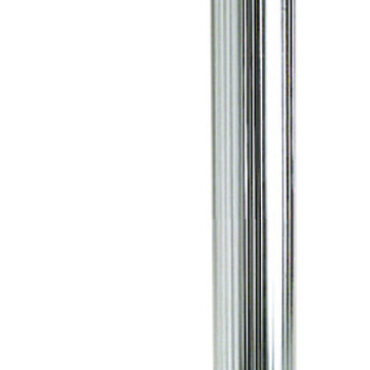 In alluminio anodizzato. Basi sia superiore che inferiore estremamente basse (sporgenza solo 15 mm), da montare senza alcun incasso. Altre lunghezze su richiesta.