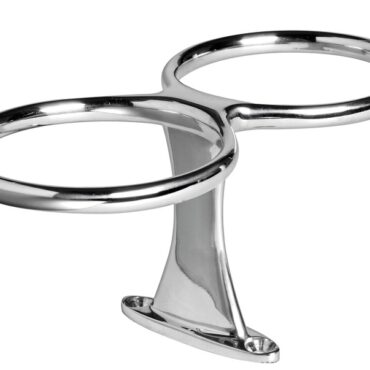 In acciaio inox AISI 316 lucidato a specchio.