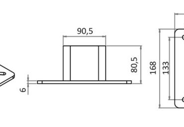 Completi di boccole in nylon antifrizione. Finitura accurata. Tubi con anodizzazione a specchio. Base Ø 230 mm.