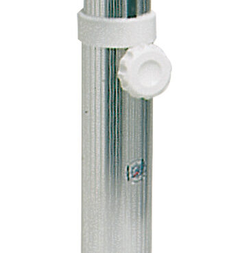 Completi di boccole in nylon antifrizione. Finitura accurata. Tubi con anodizzazione a specchio. Base Ø 230 mm.