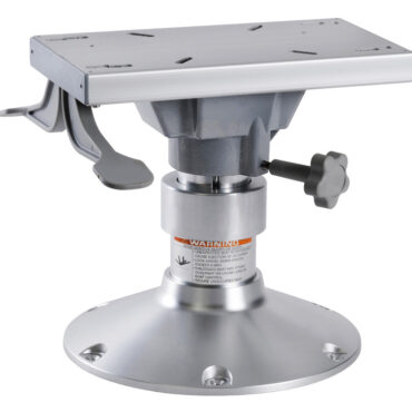 Fabbricate in alluminio lucidato a specchio e anodizzato, con basi di grande diametro e tubi a forte spessore. Adattabili a tutte le scocche sedile.