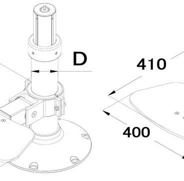 In alluminio anodizzato.