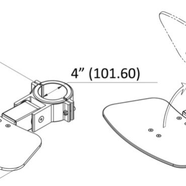 In alluminio anodizzato.