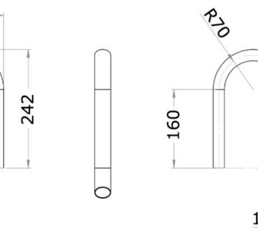 Maniglia di risalita a sezione ovale, per una maggiore comodità di presa.Da installare tramite prigionieri o piastrine vicino alla scaletta, realizzata in acciaio inox 316 lucidato a specchio.Pezzo venduto singolarmente (per la coppia, ordinare n.2 pezzi).