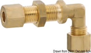 Collegamento femmina 8+8 mm, DIN 8434-1.