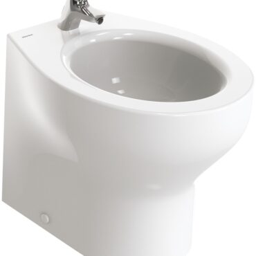Bidet coordinato per i wc elettrici della gamma Silence Plus 2G. Tazza in ceramica made in Italy, colore bianco.
