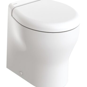 La seconda generazione del wc Elegance 2G è caratterizzata da un ‘vaso piccolo’ (43 cm di profondità) per una migliore adattabilità agli spazi di bordo. Colore bianco, tazza in ceramica made in Italy, tavoletta in plastica termoindurente che nasconde il sedile e chiusura frizionata con tecnologia soft close.Pannello di controllo incluso. Sistema completo di elettrovalvola per bypassare l’impianto idrico di bordo. Per installazione con pompa di carico acqua di mare ordinare il codice 16.525.12 / 16.525.24 o simili.