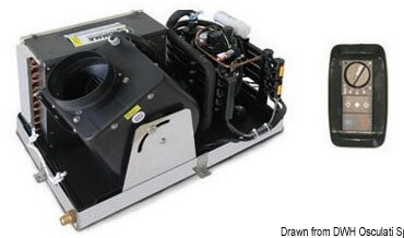 Con base e componenti in acciaio inossidabile per assicurare durata e resistenza; forniti di monoblocco precaricato con refrigerante ecologico che non richiede nessun attrezzo specializzato per l’installazione. Ventilatore orientabile con uscita dell’aria orizzontale o verticale. Funzionano come condizionatori e riscaldamento, alimentazione 220 V. Forniti completi di display di controllo.