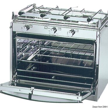 TECHIMPEX Marinertwo cooker 2 burners+oven