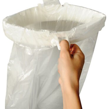 Utilizza i sacchetti standard per immondizia. Il sistema di chiusura automatico evita la fuoriuscita degli odori.