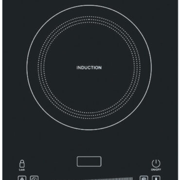Piani cottura a induzione con potenza regolabile da 100W a 1800W grazie al pannello di controllo touch. Dotato di blocco di sicurezza per bambini. Facile da pulire grazie alla superficie in vetro, include un sistema di spegnimento automatico e ventole di raffreddamento per un uso sicuro e duraturo.