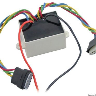 Utilizzato con i comandi modello 51.239.01; 51.239.03, serve ad evitare il danneggiamento della centralina, qualora vengano premuti contemporaneamente i pulsanti “Up e Down”, oppure in caso di doppia stazione di comando.