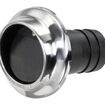 Fabbricati in tecnopolimero rinforzato e ghiera di finitura in acciaio inox 304 lucido. Viti completamente nascoste. Facile montaggio. Estetica full stainless steel.