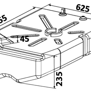 Fabbricati secondo ISO 21487; certificati RINA CE; completi di pescante in ottone; protezione galleggiante; frangiflutti ove necessario.
