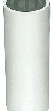 In gomma idrolubrificante; per scafi in alluminio con supporti asse in alluminio.