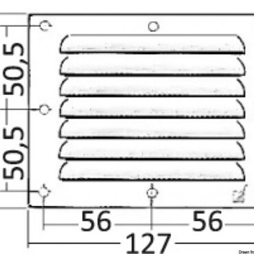 In acciaio inox lucidato.