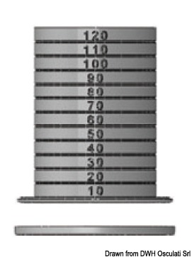 Corpo in ABS resistente al raggi UV. Si apre e si chiude dall'interno agendo sul pulsante centrale. Chiuso è perfettamente stagno. Consente sia l'entrata sia l'estrazione dell'aria.