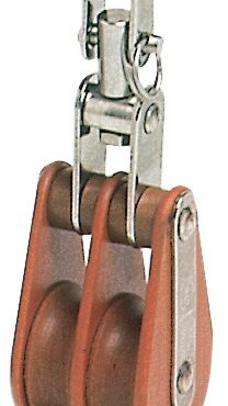 Tufnol HYE block 2 pulleys 12x43mm TW