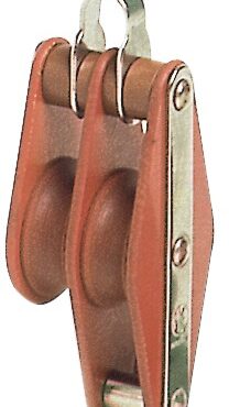 Tufnol HYE block 2 pulleys 14x50mm EBH