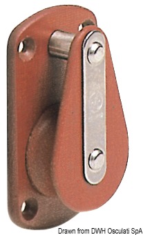 Tufnol HYE block 1 pulley 8x30mm LB