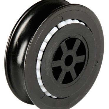 Si utilizzano bloccando il mozzo centrale già predisposto con un foro. La puleggia ruota sulla corona di sfere minimizzando gli attriti.