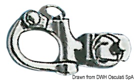 In acciaio inox fusi, sono da accoppiare ai bozzelli con testa universale Wind Speed e bozzelli su sfere.