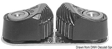 Particolarmente scorrevole, costruzione piatta senza zoccolo di plastica e assi maggiorati, completo di viti.