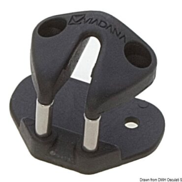 In fibra di carbonio su sfere, é robustissimo e leggero.