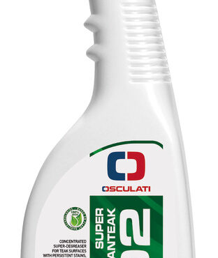 Detergente sgrassante concentrato a base di nanotecnologie di origine vegetale ideale per la pulizia delle superfici in teak interne ed esterne.Formula specifica per macchie persistenti.
