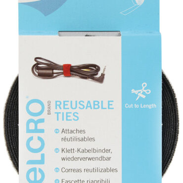 VELCRO® Brand ONE-WRAP® Rolls mm10 x 5mt black