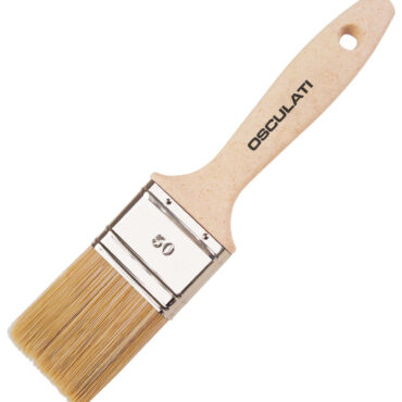 Pennello setola bionda con manico in Ecolegno, ricavato dagli scarti del legno. Molto più duraturo del legno, non teme umidità e solventi. La ghiera metallica e il collante epossidico lo rendono un prodotto adatto sia a smalti che a vernici, base acqua o solvente. 100% made in Italy.