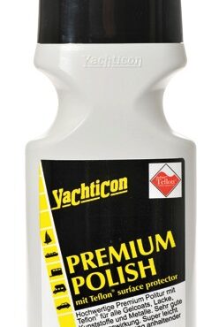 Si tratta di un polish a base di teflon che garantisce una lunga protezione nel tempo, ed una superficie brillantissima e idrorepellente. Se usato sulla carena, la rende particolarmente scorrevole ed é pertanto consigliato su scafi da regata.Confezione da 500 ml.