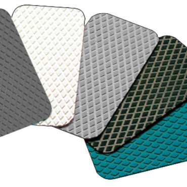 Piastre autoadesive in confezione espositiva da 2 pz.Rivestimento antisdrucciolo per coperte, pozzetti, di produzione inglese in conglomerato gomma-sughero.