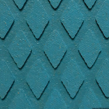 Rivestimento classico da coperta, cockpit e gradini scalette.Rivestimento antisdrucciolo per coperte, pozzetti, di produzione inglese in conglomerato gomma-sughero.